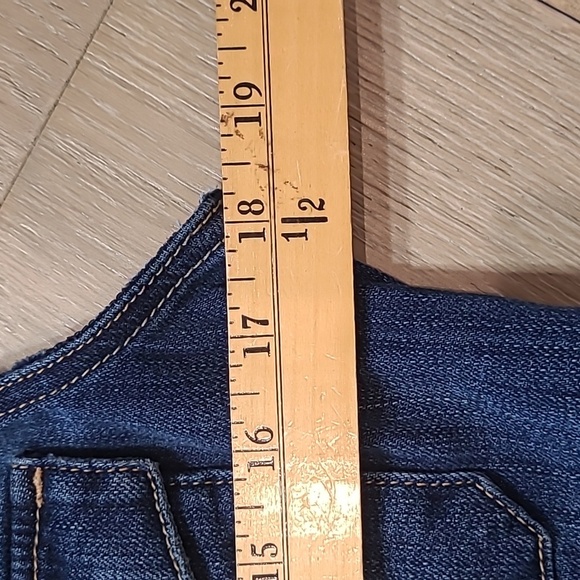 EUC Current/Elliot Jean Vest Women's sz XS/S The Sleeveless Button Up Denim Vest - Picture 7 of 9